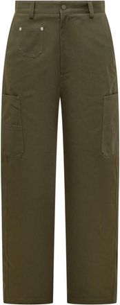 Givenchy Couture Seam Broeken - Heren - Straight fit broeken - Groen - L - Katoen - Broeken