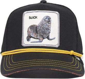 Goorin Brothers Zwarte Seal of Approval Trucker Cap - Heren - Petten - Zwart - ONE Size - Accessoires
