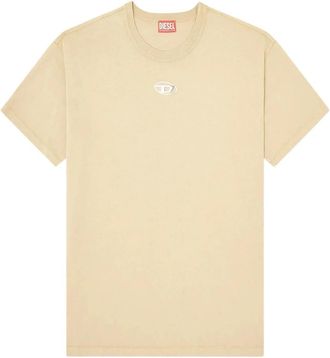 Diesel T-Shirts - Heren - T-shirts - Beige - XL - Tops