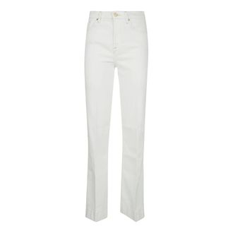 7 For All Mankind Boot-cut Jeans, female, Beige, Size: W26 Tailorless Modern Dojo Jeans