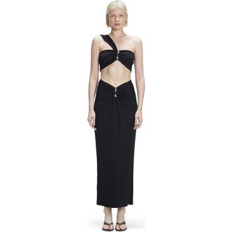 Moeva Lane Cover Up Top Resortwear in Black at Nordstrom, Size X-Small Eu