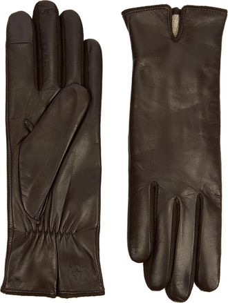 Handsome Stockholm Essentials Leather Gloves - Chocolate - M
