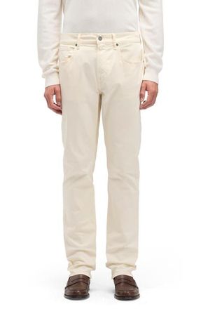 7 For All Mankind Comfort Sateen The Straight Leg Jeans in Arctic at Nordstrom, Size 28