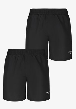 Siksilk Mens Black Pack of 2 Swim Shorts XXL