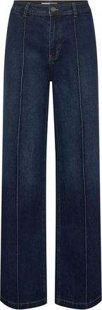 Sofie Schnoor Wide Jeans - Dames - Loose Fit Jeans - Blauw - M - Katoen - Jeans