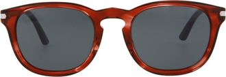 Cartier 51mm Oval Sunglasses in Havana Havana Grey at Nordstrom Rack
