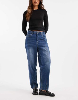 Object Jeans premium bombati lavaggio blu medio