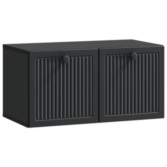 vidaXL Mueble Para Tv De Pared Negro 59,5 X 31 X 30 Cm Vidaxl