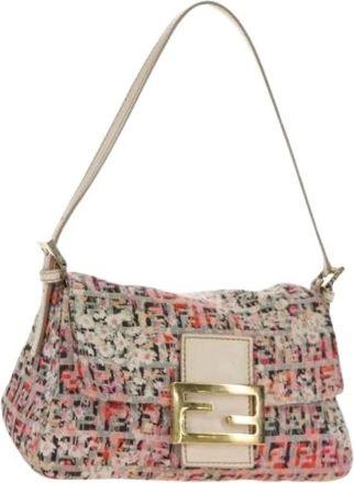 Fendi Pre-owned Zucchino Canvas Shoulder Bag - - Pre-owned - Donna - Multicolore - ONE SIZE