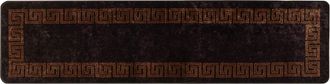vidaXL Pasillo De Alfombra Marsa Negro 100 X 400 Cm Poli&eacute;ster Y Pvc Vidaxl