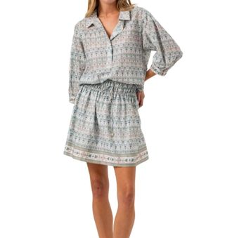 Sundays Brooklyn Collared Shirt In Damask Willow
