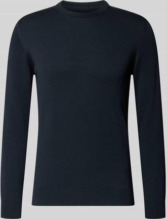 Barbour Regular Fit Strickpullover aus reiner Baumwolle Modell PIMA in Dunkelblau, Gr&ouml;&szlig;e XXL