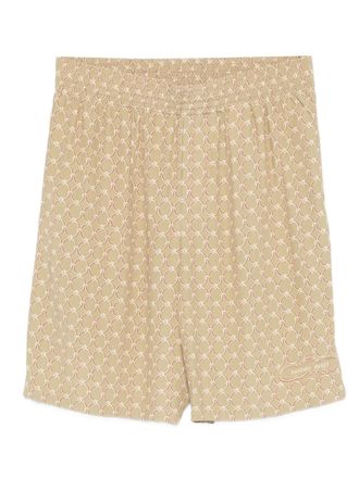 Sandro geometric-pattern short - men - Viscose - 40 - Neutrals