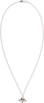 Vivienne Westwood Silver-Tone Chain Necklace with Stylized Pendant
