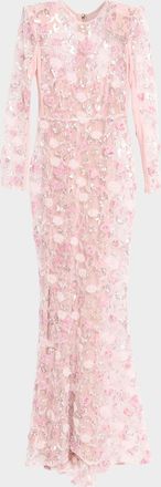 Zhivago The Death of Roses Embellished Gown