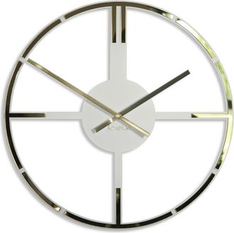 OEM Reloj De Pared De Metal Dorado Claro