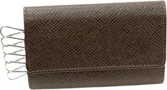 Louis Vuitton Pre-owned Taiga Sleuteletui - Dames - Vintage Accessoires - Bruin - ONE Size - Leer - Vintage