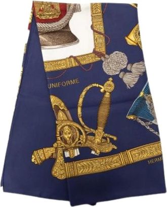 Herm&egrave;s Pre-owned Silk scarves - Dames - Vintage Accessoires - Veelkleurig - ONE Size - Vintage