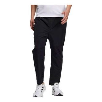 adidas Mens adidas Logo Solid Color Woven Sports Pants/Trousers/Joggers Black H39231