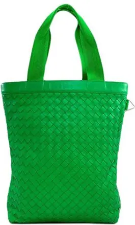 Bottega Veneta Pre-owned Tote Bags, female, Green, Size: ONE SIZE Pre-owned Pouch Tote Bag