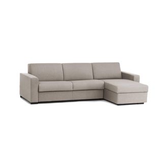 Talamo Italia Sofa Cama Dabakar, Sof&aacute; De Esquina, 100% Made In Italy, Sof&aacute; Con Apertura Giratoria, Con Contenedor Reversible Peninsula, Con Reposabrazos Est&aacute;ndar, C