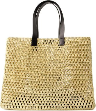 Anine Bing Womens Rio Tote Beige Synthetic