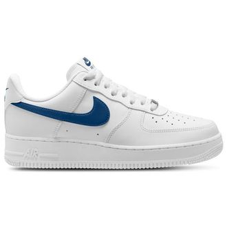 Nike Mens Air Force 1 Low 07 - Basketball Shoes White/Blue Size 11.0