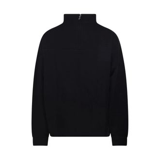 Jacquemus Hoodies & sweatvesten, Heren, Zwart, L, Katoen, Le camionneur Rond Carr&eacute;