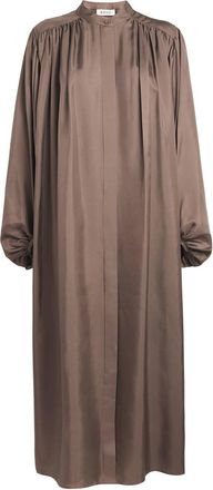 R&oacute;he Silk Pleated Midi Dress Size XS