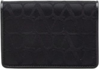 Valentino Pre-owned Kaarthouder - Heren - Vintage Accessoires - Zwart - ONE Size - Leer - Vintage