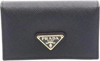 Prada Pre-owned Wallets, female, Black, Size: ONE SIZE Pre-owned Wallet
