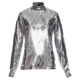 Maison Margiela MM6 sequinned long sleeve top