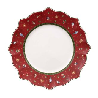 Villeroy & Boch Toys Delight Dinner Plate: Red
