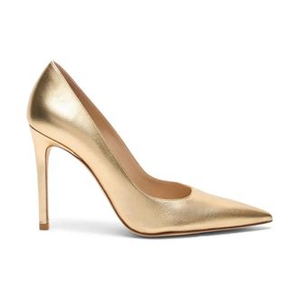 Stuart Weitzman Schoenen, Dames, Geel, 38 1/2 EU, Leer, Power 100 Pump