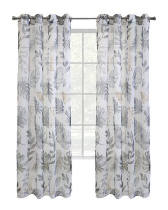 Habitat Alba Sheer Grommet 52X84 Curtain Panel