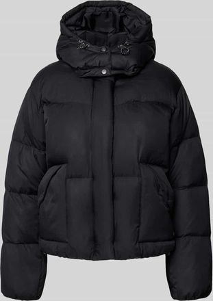 Levi's Regular Fit Steppjacke mit Kapuze Modell Bubble in Anthrazit, Größe XS