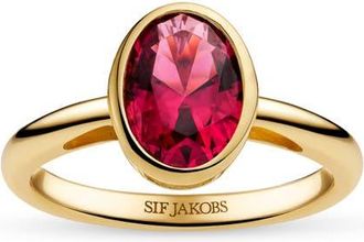 Sif Jakobs Jewellery Ring Sardinien Ovale Grande in Rose at Nordstrom, Size 8.5