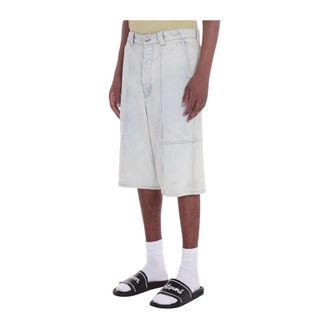 Maison Kitsun&eacute; Heren, Korte broeken, Blauw, Maat: W31 Denim