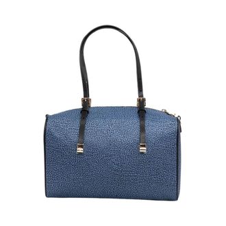 Borbonese Nylon Handtas - Dames - Handtassen - Blauw - ONE Size - Nylon - Tassen