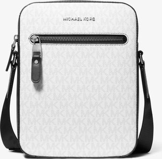 Michael Kors Varick Logo Flight Bag