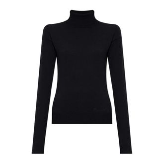 Dsquared2 Golf met logo - Dames - Coltruien - Zwart - XS - Wol - Truien & Vesten