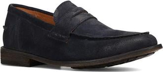 Frye Tyler Flex Leather Penny Loafer in Midnight at Nordstrom, Size 11.5