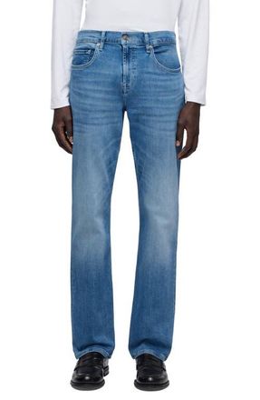 7 For All Mankind Austyn Relaxed Straight Leg Jeans in Tail at Nordstrom, Size 28