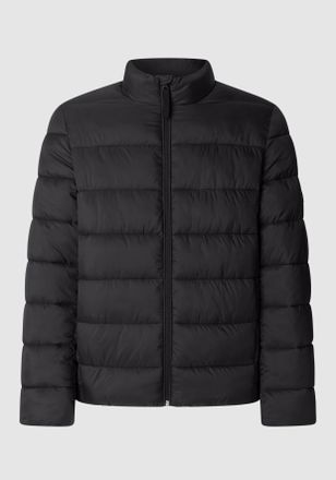 Pepe Jeans London Steppjacke PEPE JEANS PUFFER, Herren, Gr. M, schwarz, Web, Obermaterial: 100% Polyamid, regular fit, Jacken Steppjacke