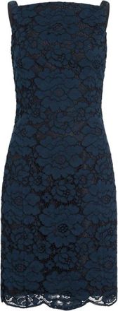 Patou Floral-lace Mini Jurk - Dames - Korte kleedjes - Blauw - XS - Katoen - Kleedjes