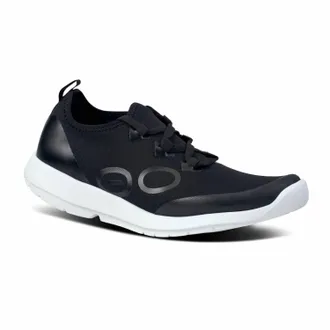 Oofos Womens Oomg Sport Ls Shoes In White/black