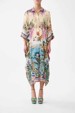 Camilla Batwing Kaftan in Bodrum Botanicals at Nordstrom, Size One Size Au