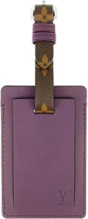 Louis Vuitton Pre-owned Leather key-holders - Dames - Vintage Accessoires - Paars - ONE Size - Leer - Vintage
