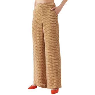 Michael Kors Broeken, Dames, Veelkleurig, L, Wide Broeken