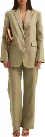Ownley Dyllon Tailored Pants In Sage